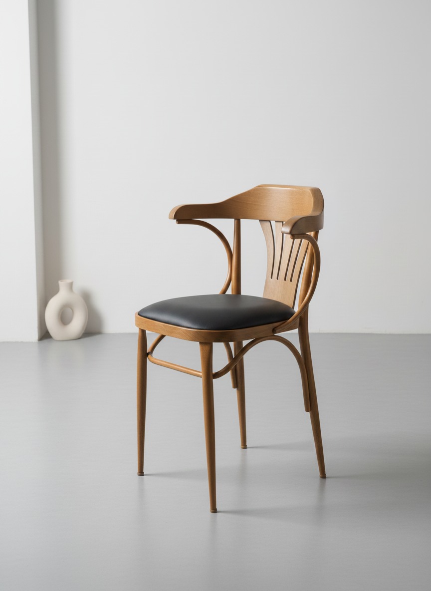 Ekol Ahşap ve Metal Sandalye