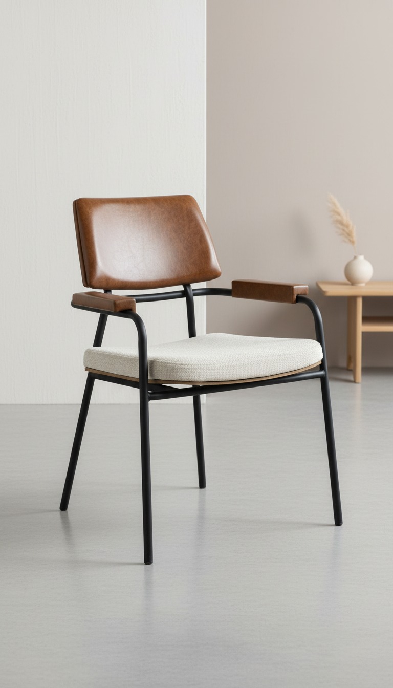 Nova Metal İskeletli Kolçaklı Sandalye