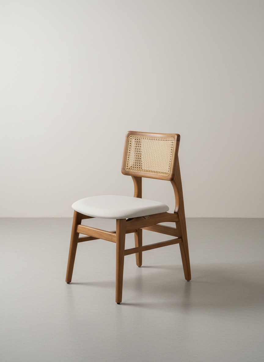 Svemo Masif Ahşap Hazeranlı Sandalye