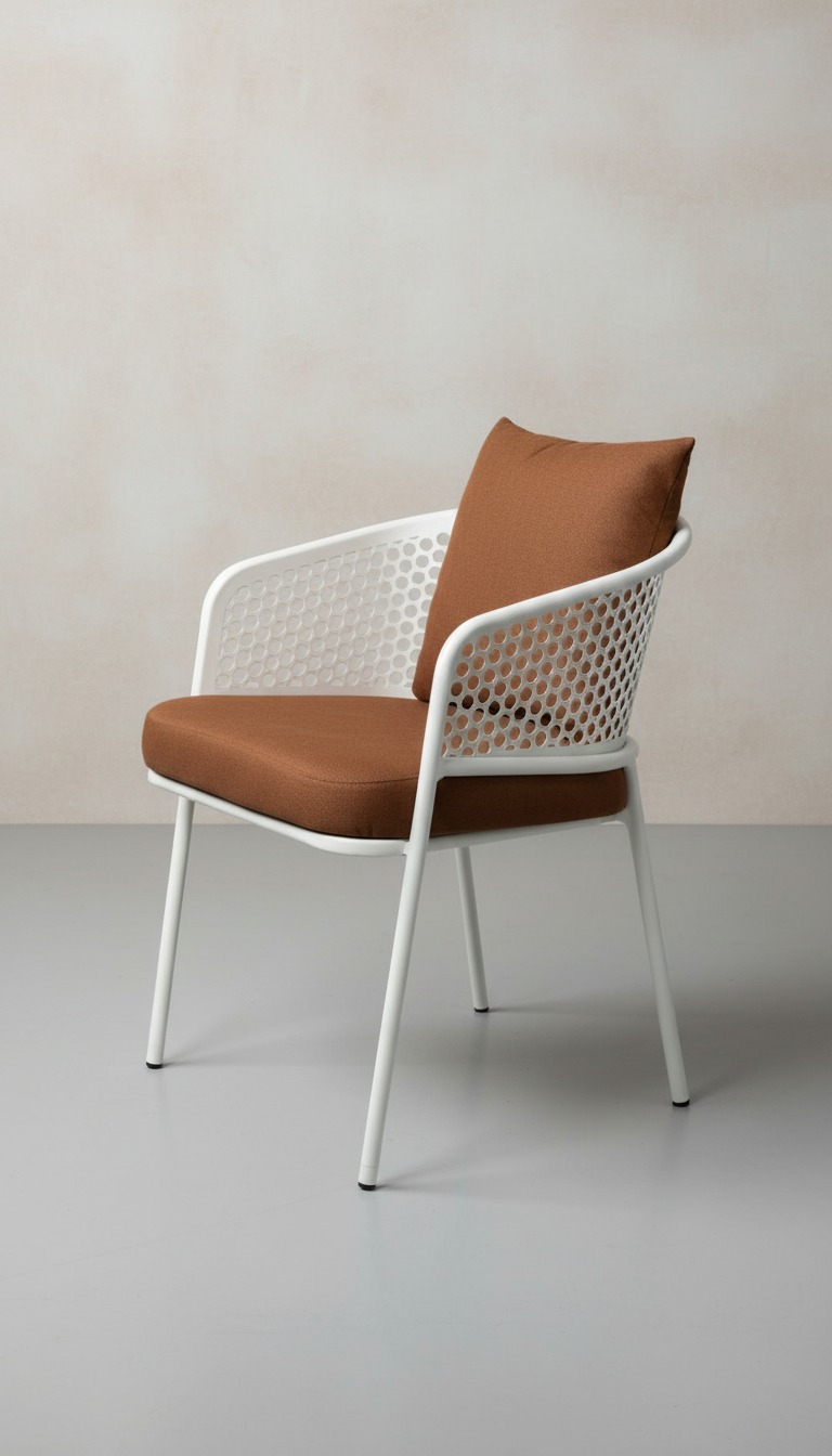 Modern Metal İskeletli Tasarım Sandalye