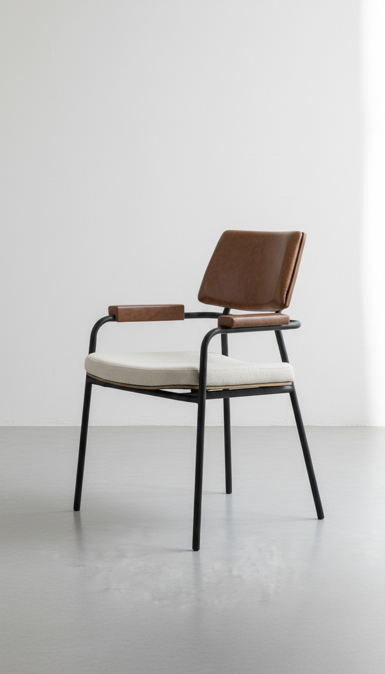 Metal İskeletli Ergonomik Sandalye