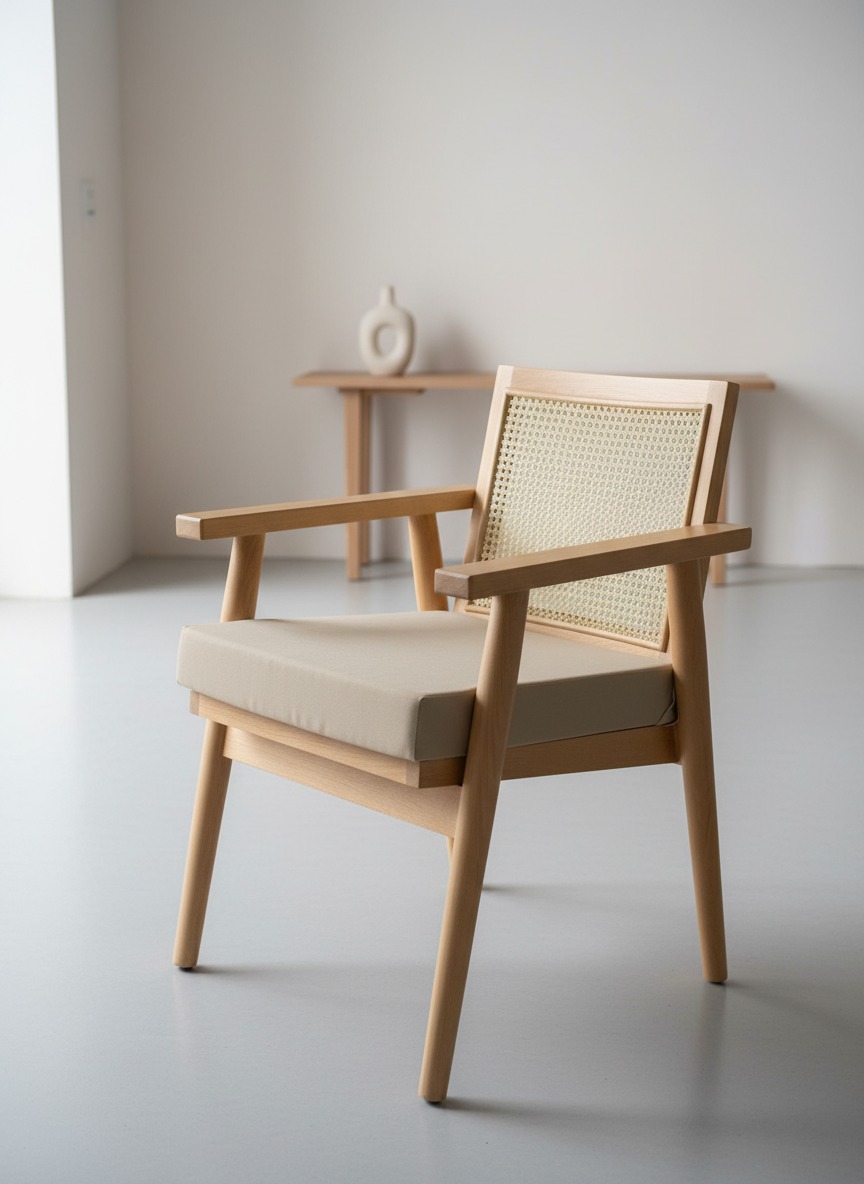 Hazeran Ahşap Koltuk