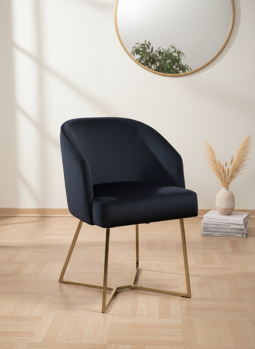 Modern Metal Ayaklı Sandalye