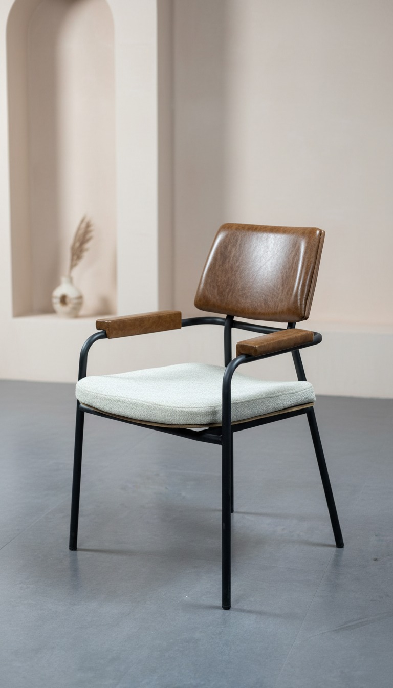 Eos Metal İskeletli Kollu Sandalye