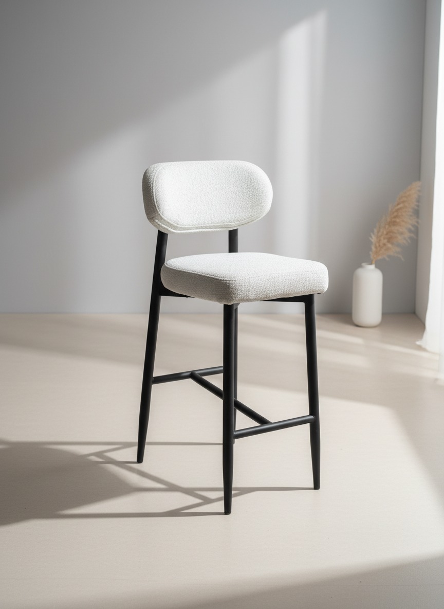 Modern Metal İskeletli Bar Sandalyesi