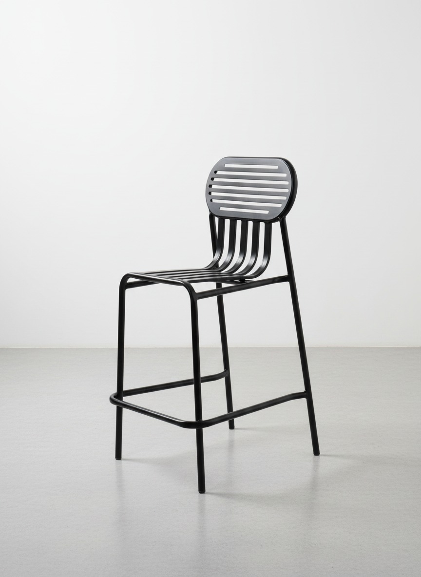 Modern Metal Tasarım Bar Sandalyesi