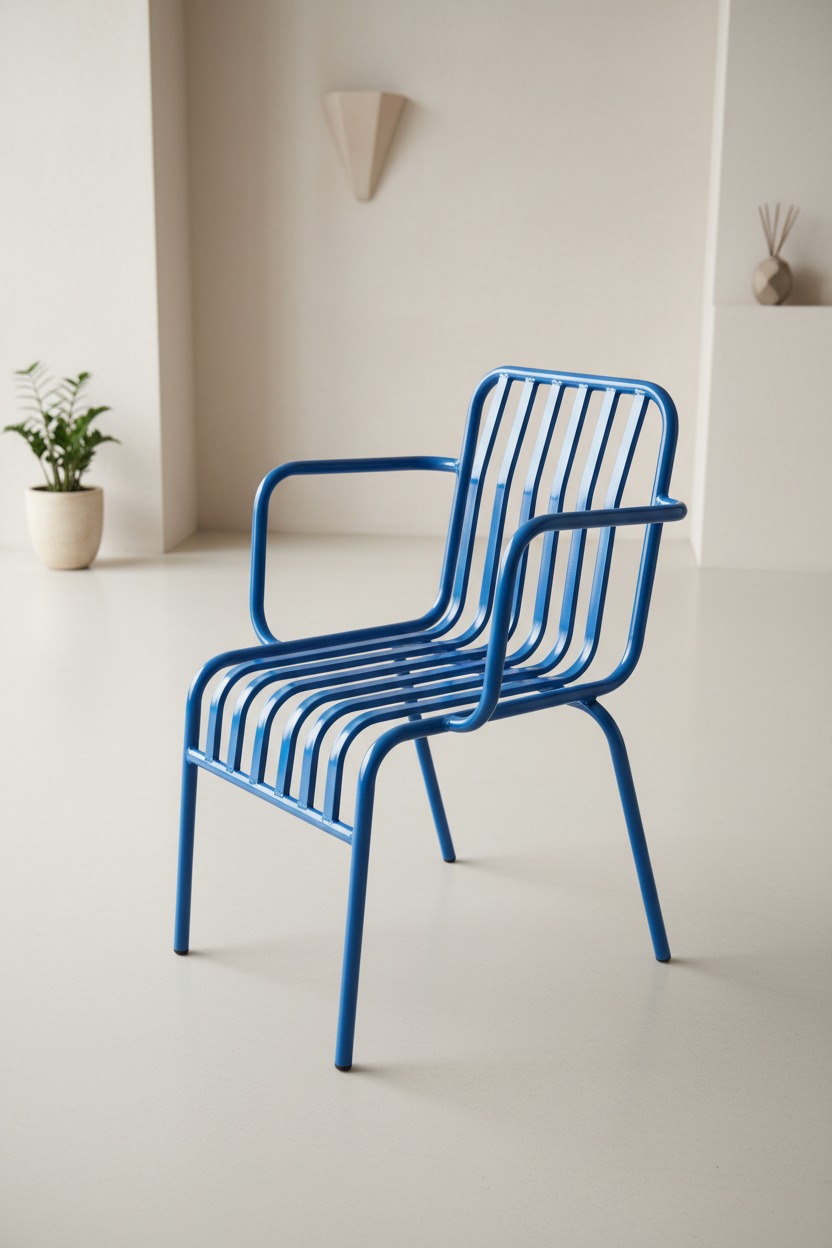 Endüstriyel Metal Boru Sandalye