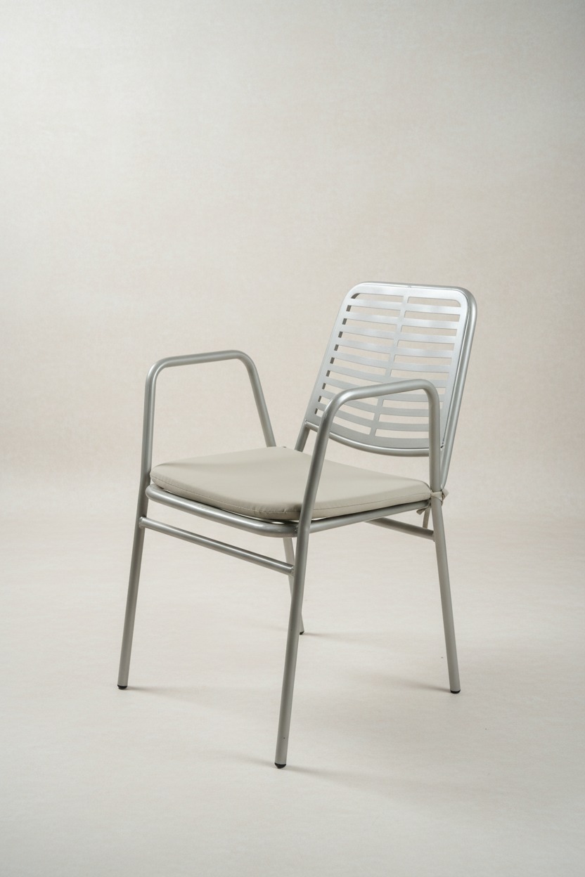 Metal İskeletli Kollu Sandalye