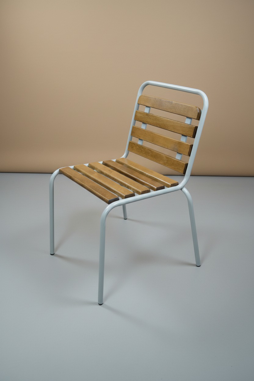 Artisan Metal Ahşap Sandalye