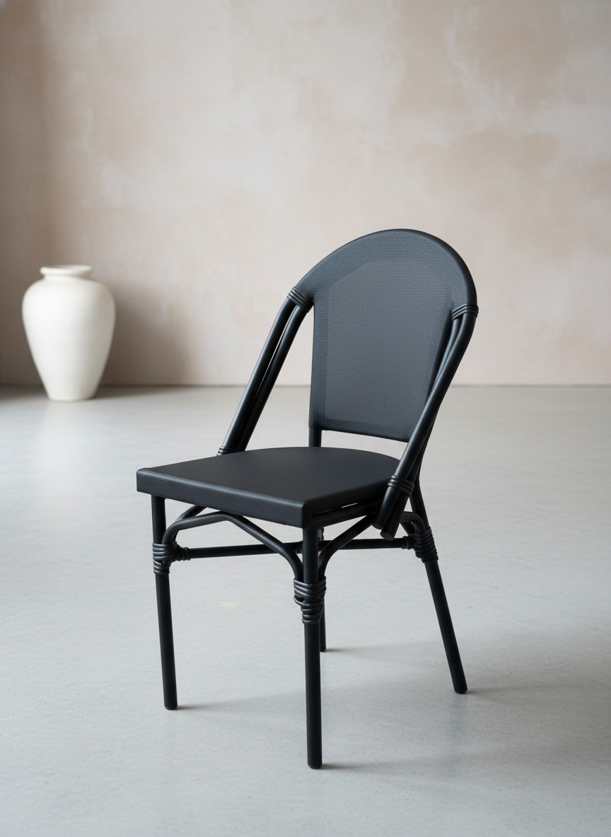 Alüminyum Metal Bistro Sandalye