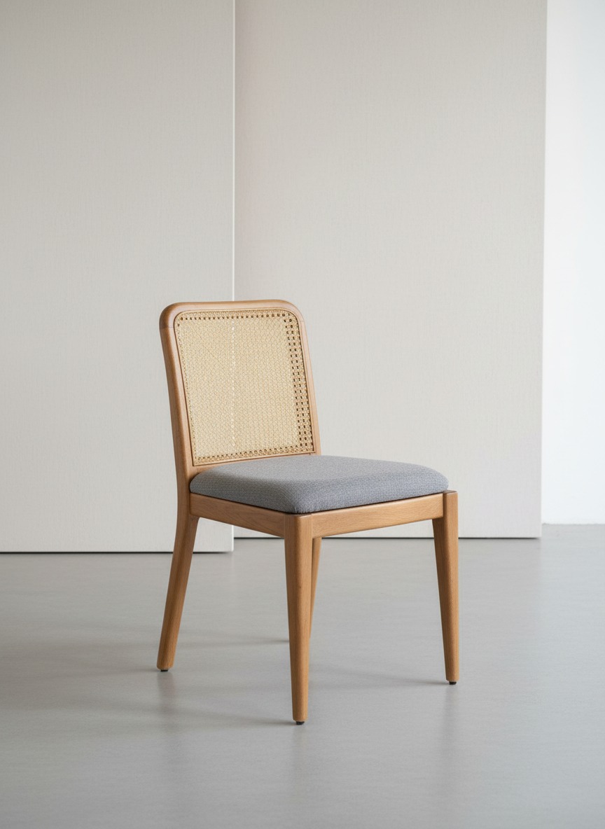 Retro Ahşap Hazeran Sandalye