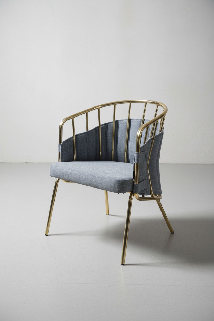 Luxe Metal İskeletli Sandalye