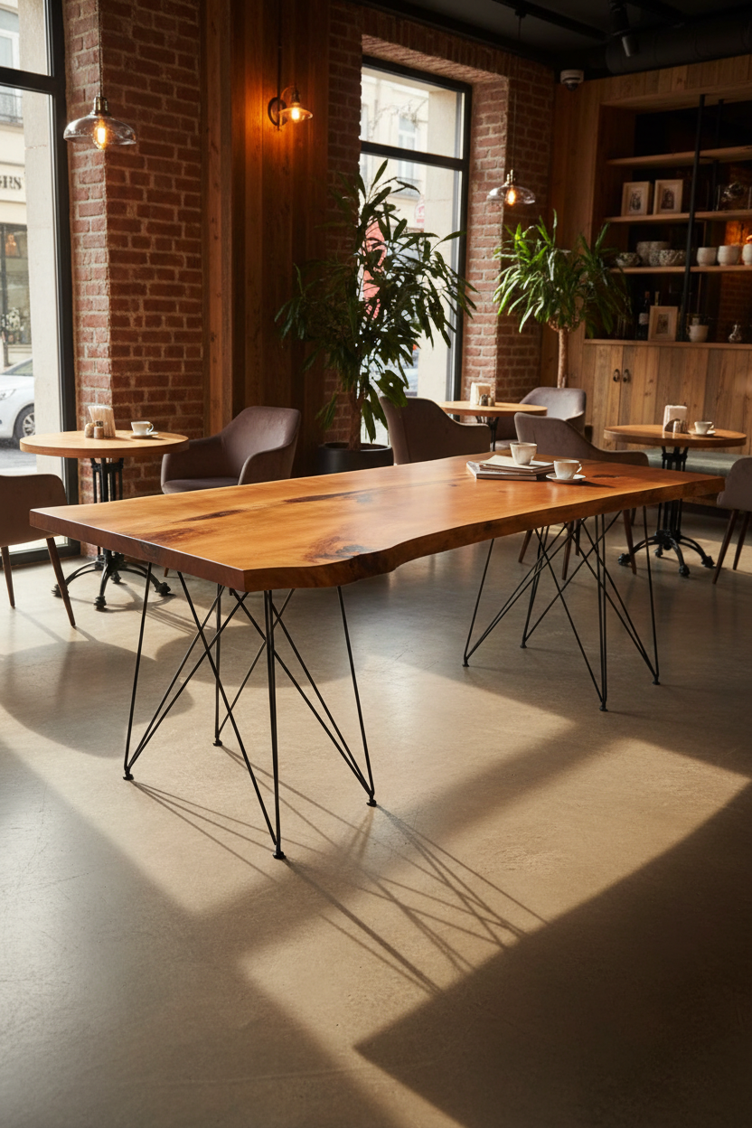 Gastro Slab Elite Serisi - Canlı Kenar Masa