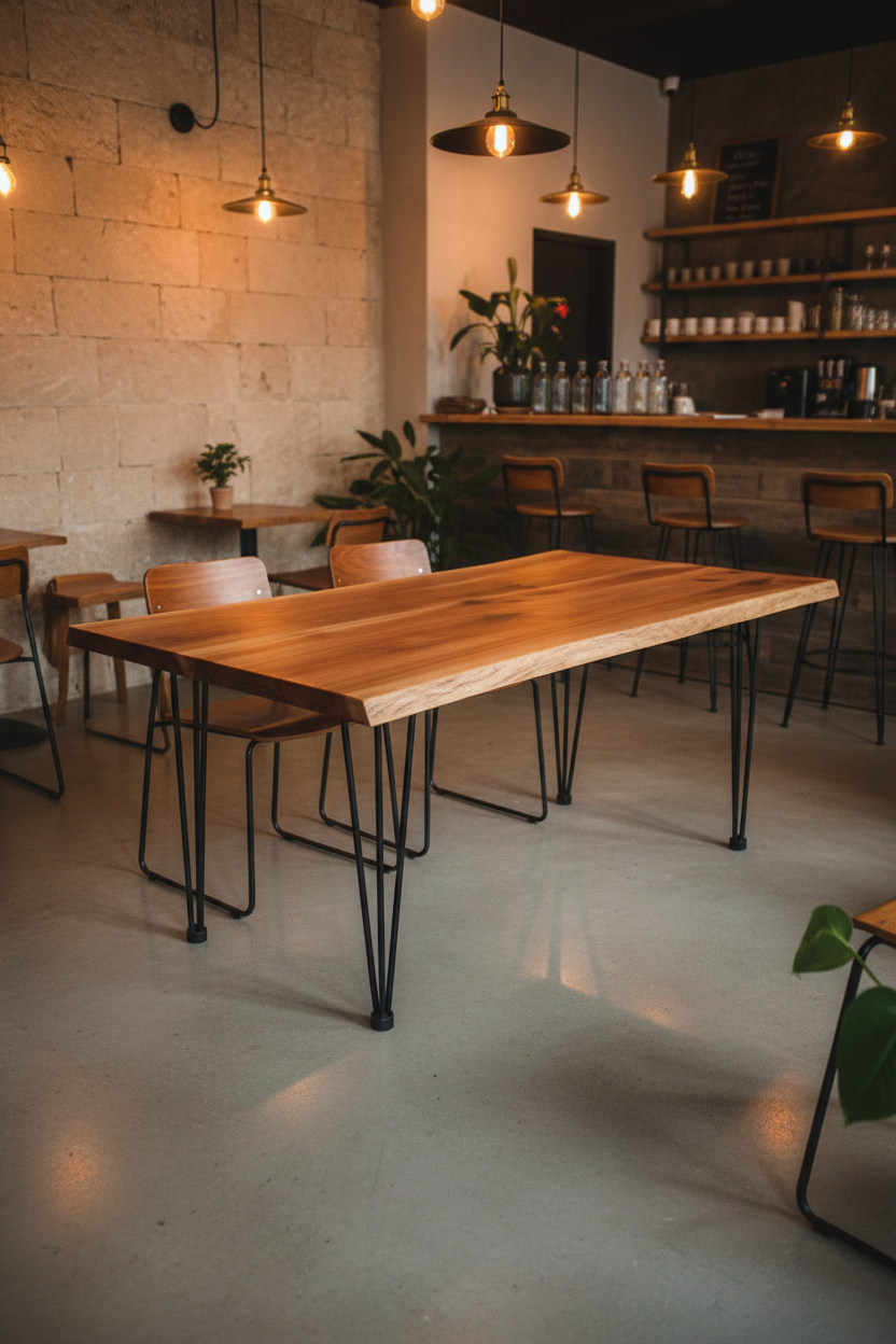 Legacy Live Edge Premium Masa Takımı