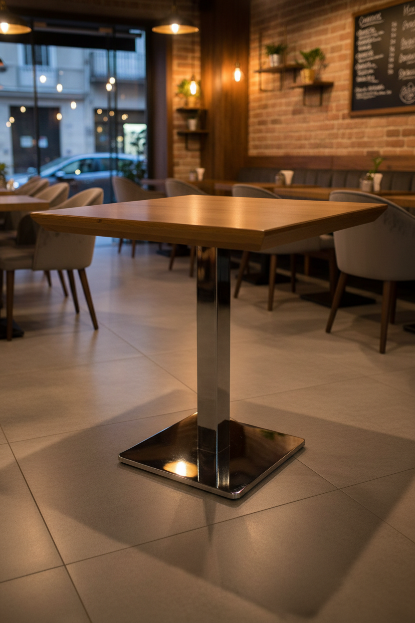 Connect Serisi | Premium Kare Servis Masası