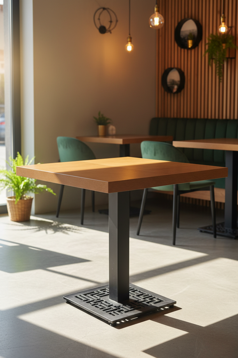 Stabilite Kare Bistro Masası