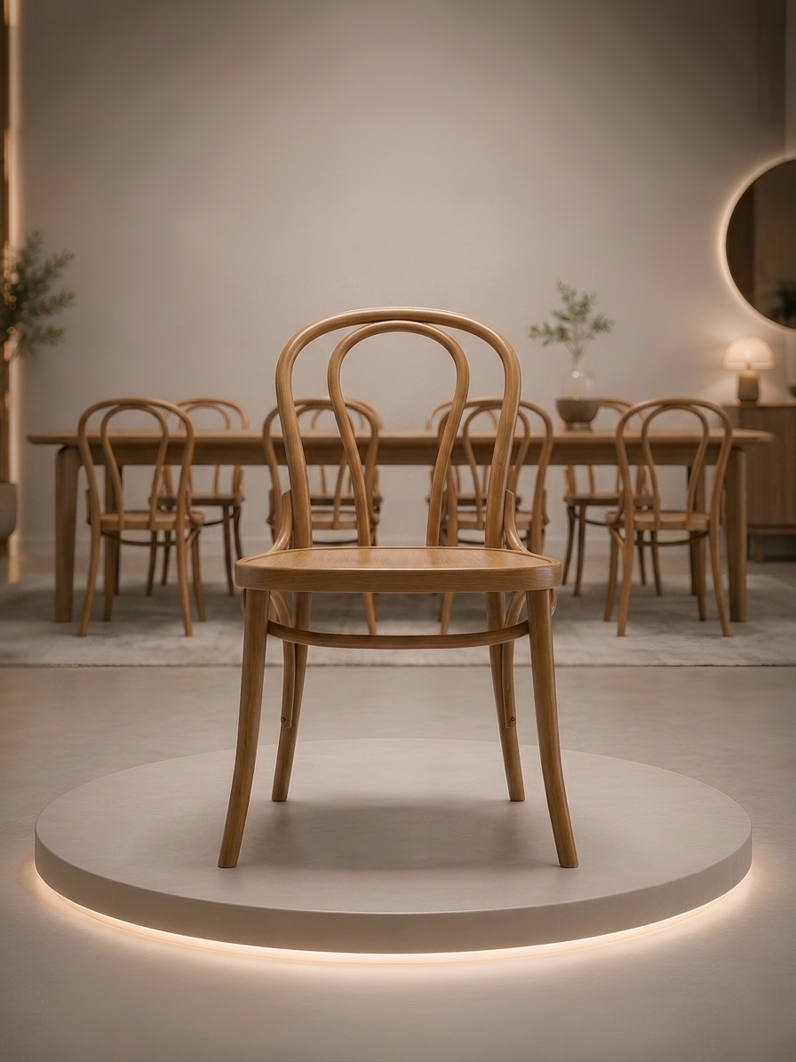 Siena Ahşap Restoran Sandalyesi
