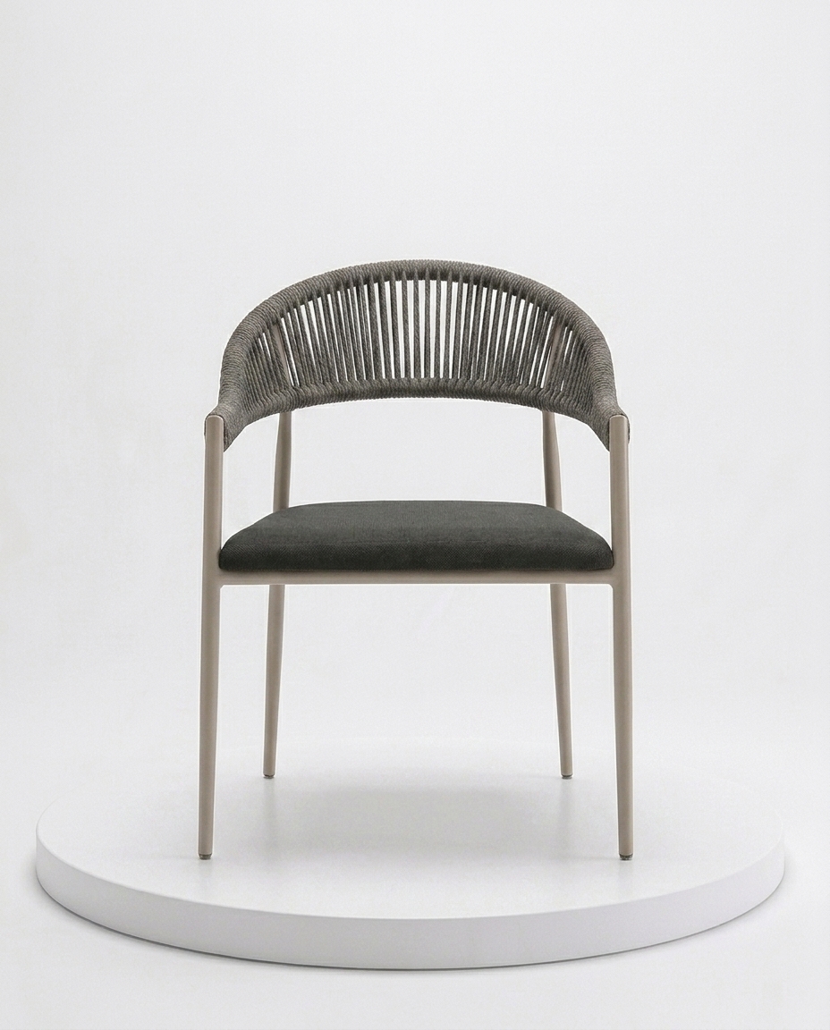 Modern Metal Halat Sandalye - 3