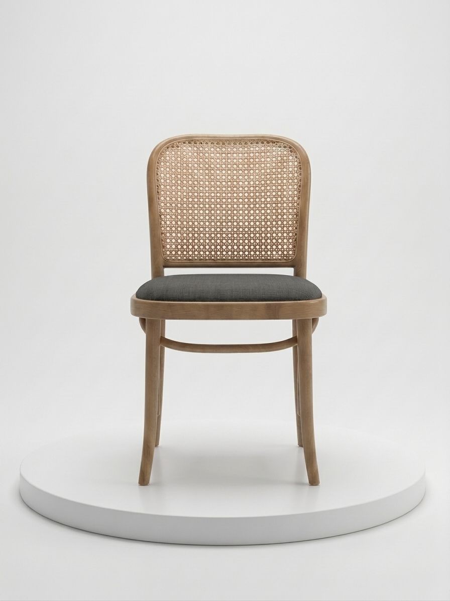 Thonet Ahşap Hazeranlı Sandalye - 3